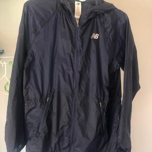 New balance navy windbreaker